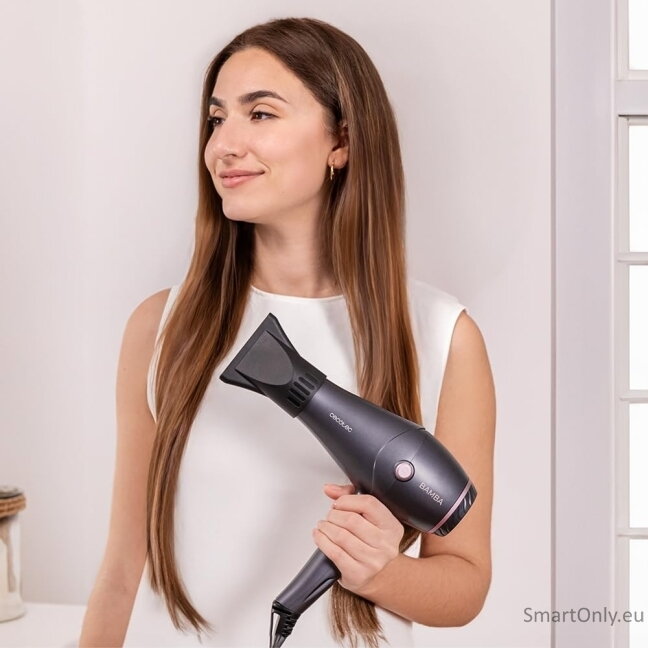 Cecotec Hair dryer | IoniCare Harmony | 2600 W | Number of temperature settings 3 | Ionic function | Grey | Diffuser nozzle 3 Cecotec Hair dryer | IoniCare Harmony | 2600 W | Number of temperature settings 3 | Ionic function | Grey | Diffuser nozzle 3