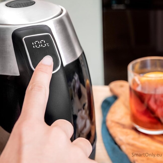 Cecotec Kettle | Thermosense 400 VisionLight | Electric | 2200 W | 1.7 L | Stainless steel | 360° rotational base | Black/Stainless steel 2