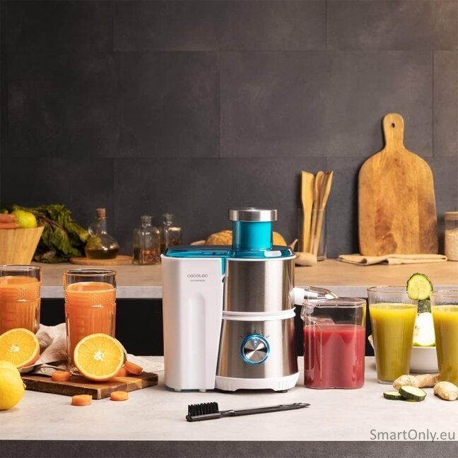Cecotec | Orbital Juicer | Juice&Fresh 400 Titan White | Type Juicer maker | White/Silver | 400 W | Number of speeds 2 | 20000 RPM 3 Cecotec | Orbital Juicer | Juice&Fresh 400 Titan White | Type Juicer maker | White/Silver | 400 W | Number of speeds 2 | 20000 RPM 3