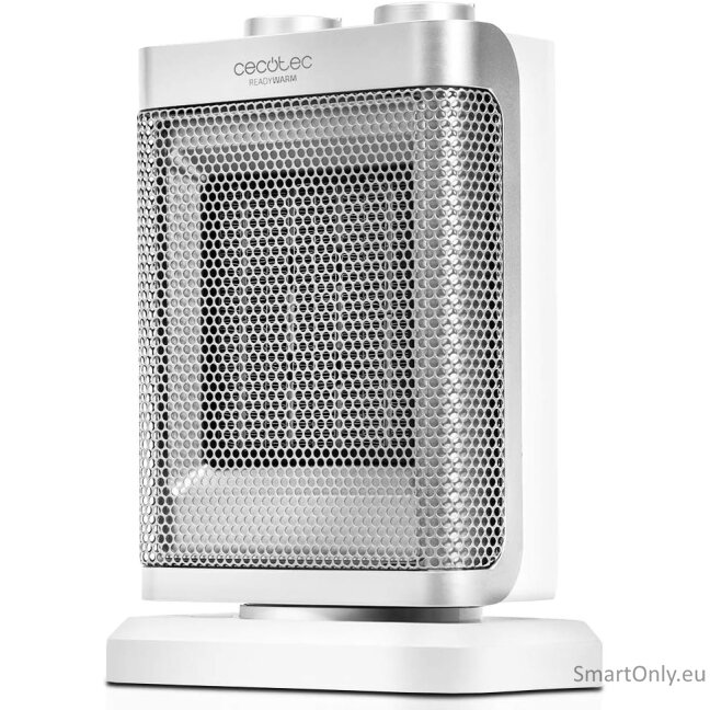 Cecotec | Ready Warm 6100 Ceramic Rotate | Ceramic Heater | 1500 W | Number of power levels 3 | Suitable for rooms up to 35-40 m³ | Suitable for rooms up to Up to 15 m² | White