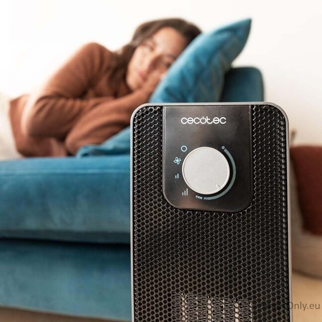 Cecotec ReadyWarm 2000 Max Ceramic Rotate | Ceramic Heater | 2000 W | Number of power levels 3 | Suitable for rooms up to 20 m² | Black 3 Cecotec ReadyWarm 2000 Max Ceramic Rotate | Ceramic Heater | 2000 W | Number of power levels 3 | Suitable for rooms up to 20 m² | Black 3