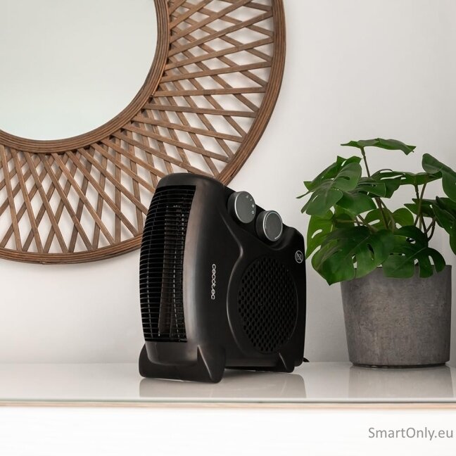 Cecotec ReadyWarm 2000 Max Dual Black | Fan heater | 2000 W | Number of power levels 3 | Suitable for rooms up to 20 m² | Black 6
