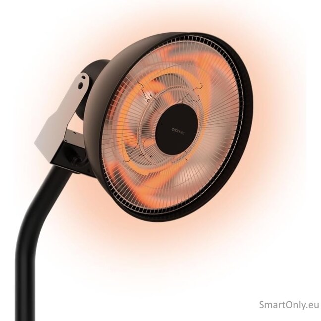 Cecotec ReadyWarm 21000 Carbon Focus | Infrared Heater | 2100 W | Number of power levels 3 | Suitable for rooms up to 20 m² | Black | IP24 1 Cecotec ReadyWarm 21000 Carbon Focus | Infrared Heater | 2100 W | Number of power levels 3 | Suitable for rooms up to 20 m² | Black | IP24 1