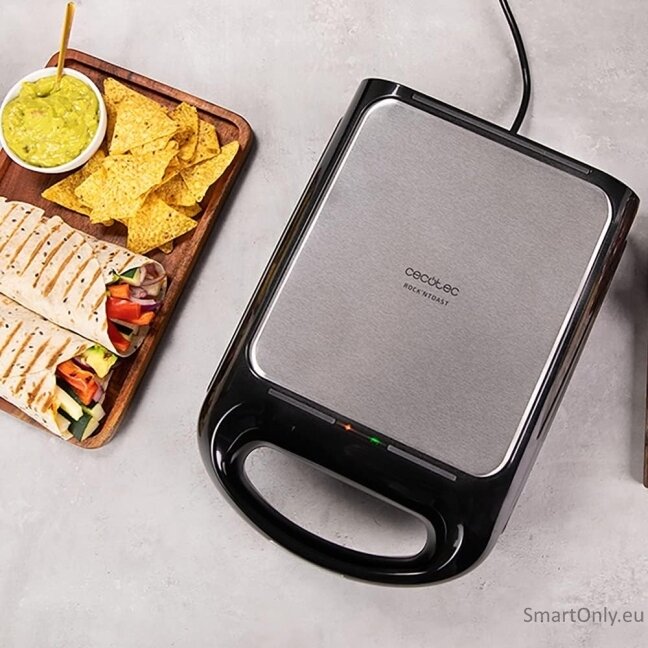 Cecotec Sandwich Maker | Rock'nToast Family 3in1 | 1500 W | Number of plates 3 | Black 1 Cecotec Sandwich Maker | Rock'nToast Family 3in1 | 1500 W | Number of plates 3 | Black 1