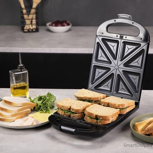 Cecotec Sandwich Maker | Rock'nToast Family 3in1 | 1500 W | Number of plates 3 | Black 3