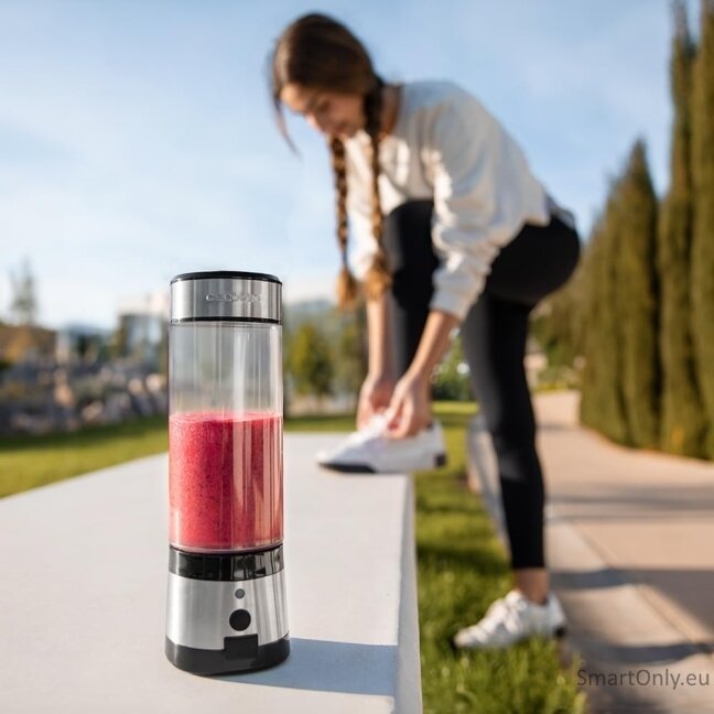 Cecotec Smoothie Blender | WanderlustMix USB | Portable | 126 W | Jar capacity 0.4 L | Ice crushing | Inox 2 Cecotec Smoothie Blender | WanderlustMix USB | Portable | 126 W | Jar capacity 0.4 L | Ice crushing | Inox 2