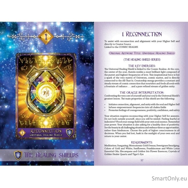 Celestial Frequencies Oracle Cards and Healing Activators Oracle kortos Schiffer Publishing  11