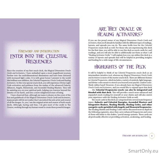Celestial Frequencies Oracle Cards and Healing Activators Oracle kortos Schiffer Publishing 7 Celestial Frequencies Oracle Cards and Healing Activators Oracle kortos Schiffer Publishing 7