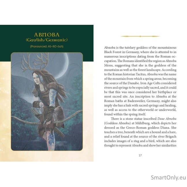Celtic Goddesses, Witches and Queens Oracle kortos Schiffer Publishing 12