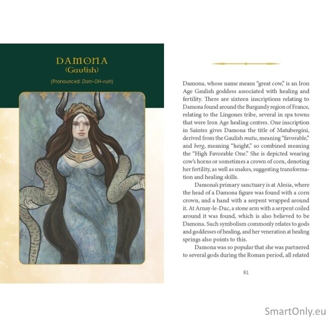 Celtic Goddesses, Witches and Queens Oracle kortos Schiffer Publishing 5