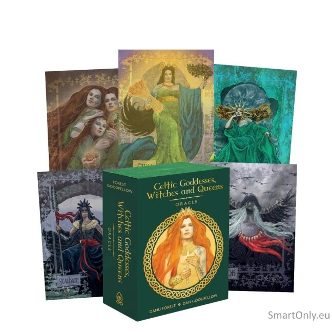 Celtic Goddesses, Witches and Queens Oracle kortos Schiffer Publishing Celtic Goddesses, Witches and Queens Oracle kortos Schiffer Publishing