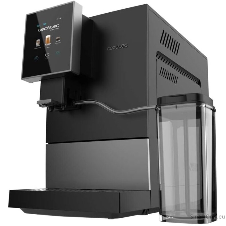 Cecotec Coffee Maker | Cremmaet Compactccino Connected | Pump pressure 19 bar | Built-in milk frother | Super-automatic | Black 1 Cecotec Coffee Maker | Cremmaet Compactccino Connected | Pump pressure 19 bar | Built-in milk frother | Super-automatic | Black 1