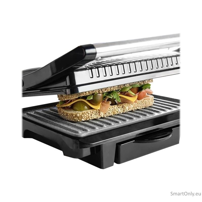 Cecotec Grill | Rock'nGrill 1000 | 1000 W | Electric Grill | Black/Stainless steel 2 Cecotec Grill | Rock'nGrill 1000 | 1000 W | Electric Grill | Black/Stainless steel 2