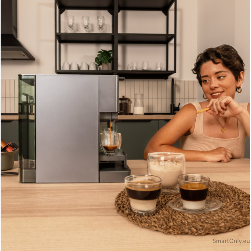 Cecotec Coffee machine | FreeStyle Latte T | Pump pressure 20 bar | Built-in milk frother | Automatic | Grey | 1350 W 5 Cecotec Coffee machine | FreeStyle Latte T | Pump pressure 20 bar | Built-in milk frother | Automatic | Grey | 1350 W 5
