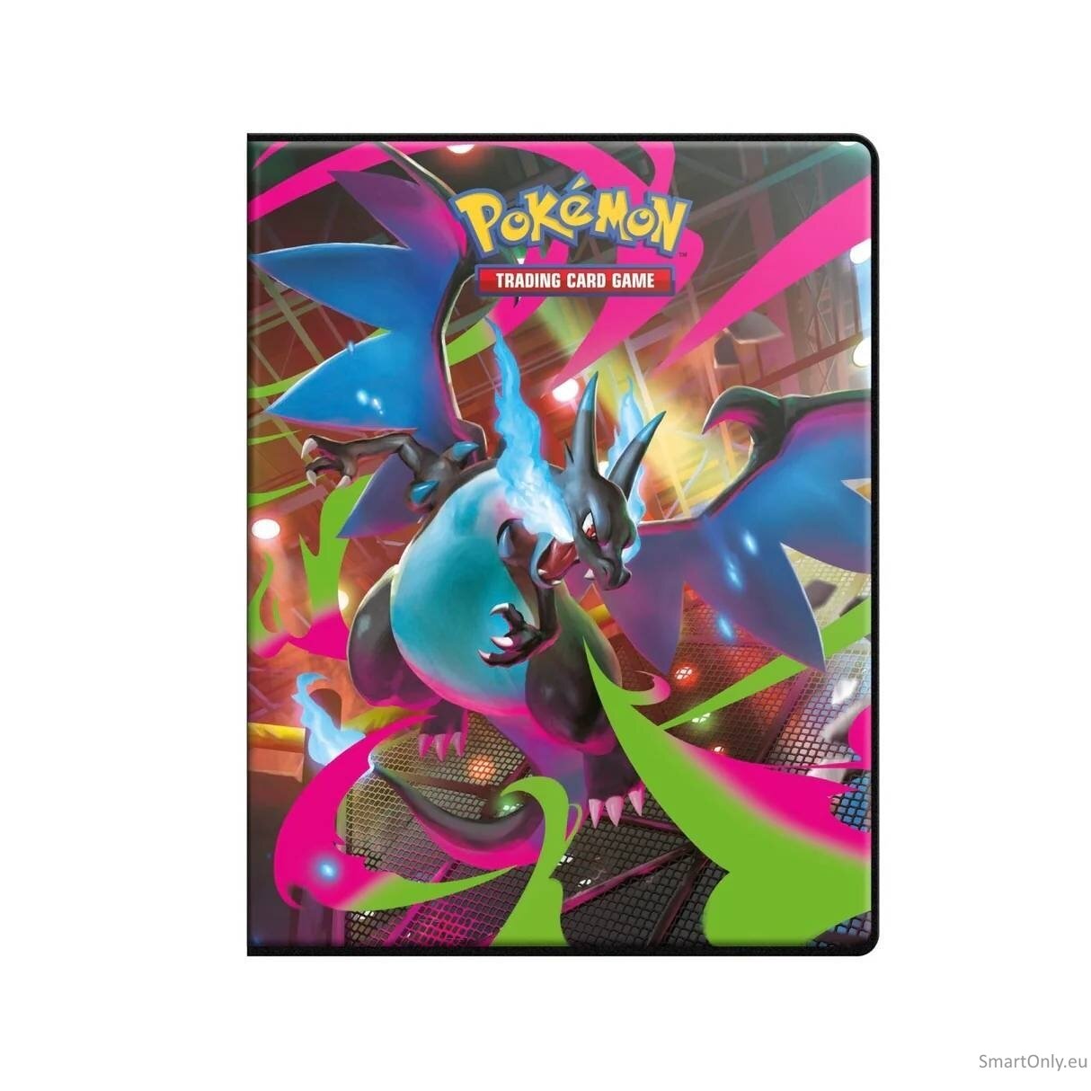 Charizard X ir Lopunny Mega kortelių albumas 9-kišenių albumas Pokémon kortelėms Ultra Pro
