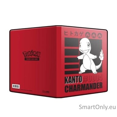Charmander 4 kišenių albumas Pokémon kortelėms Ultra Pro