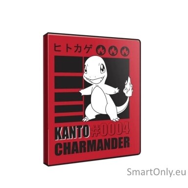 Charmander 4 kišenių albumas Pokémon kortelėms Ultra Pro
