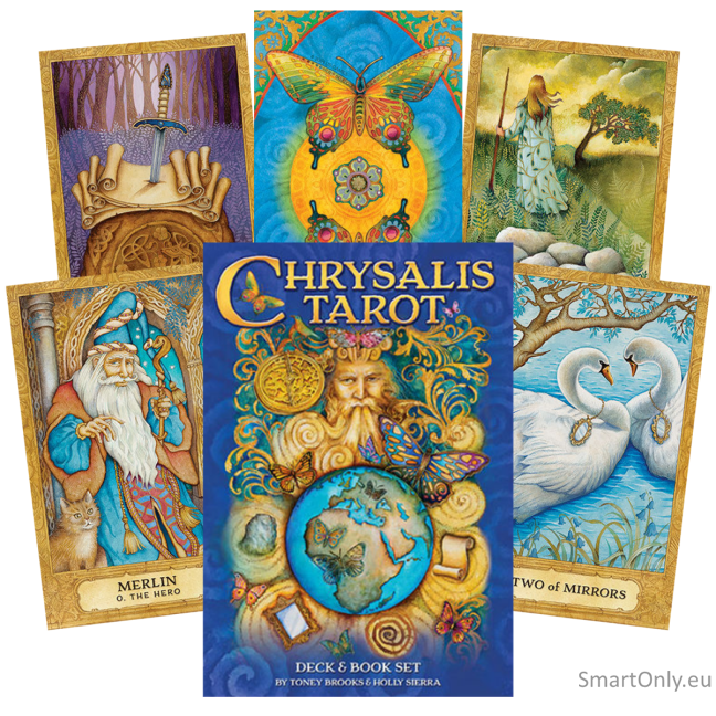 Chrysalis taro kortos ir knyga US Games Systems Chrysalis taro kortos ir knyga US Games Systems