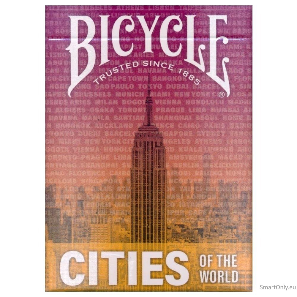 Cities of the World žaidimo kortos Bicycle 3