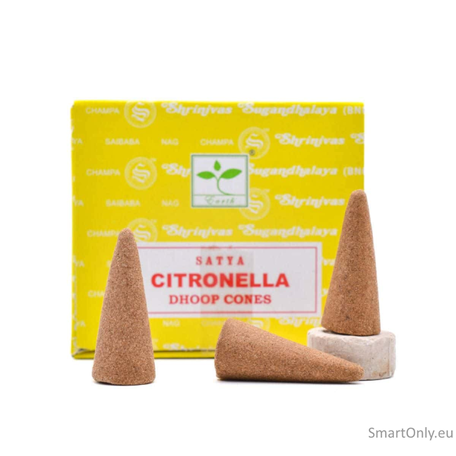 Citronella kūginiai smilkalai Satya 2 Citronella kūginiai smilkalai Satya 2
