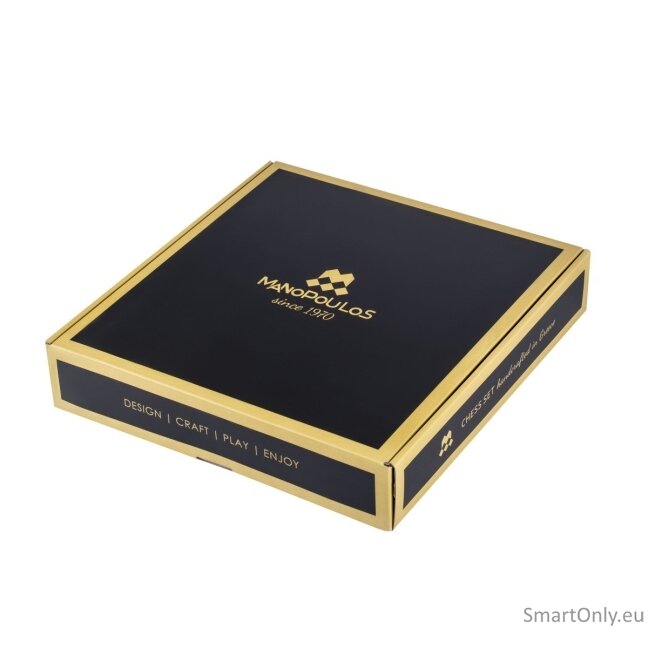 „Classic Metal Staunton“ metalinių šachmatų rinkinys su 34cm lenta ant dėžės Manopoulos 7 „Classic Metal Staunton“ metalinių šachmatų rinkinys su 34cm lenta ant dėžės Manopoulos 7