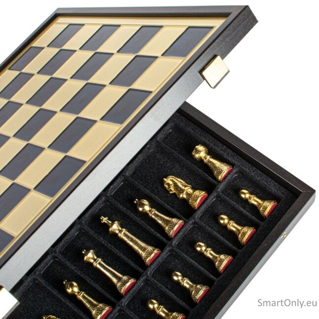 Classic Metal Staunton metal chess set with a 41cm board Manopoulos 2 Classic Metal Staunton metal chess set with a 41cm board Manopoulos 2