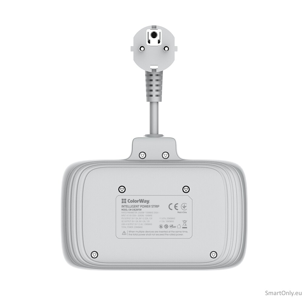 ColorWay Power Socket | CW-CHE24PDW 3