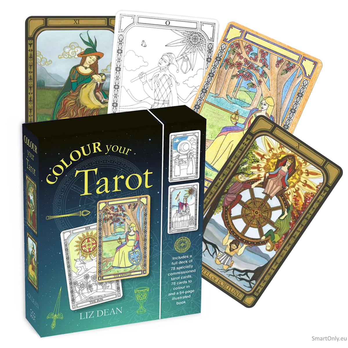 Colour Your Tarot kortos Cico Books Colour Your Tarot kortos Cico Books