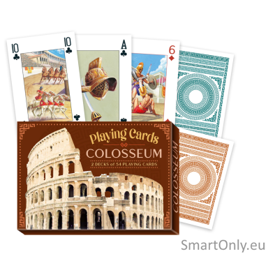 Colosseum Žaidimo kortos Lo Scarabeo (Dvi Kaladės)