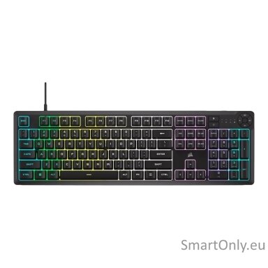 Corsair K55 CORE RGB | Gaming keyboard | Wired | NA | Black