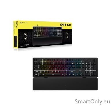 CORSAIR SKIFF 100 Wired RGB Membrane Gaming Keyboard, 10-Zoned RGB LED CORSAIR SKIFF 100 Wired RGB Membrane Gaming Keyboard, 10-Zoned RGB LED
