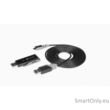 Corsair Premium Gaming Headset VOID RGB ELITE Built-in microphone, Black/White, Over-Ear