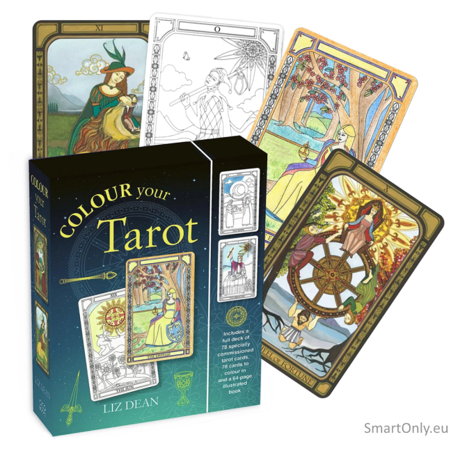 Colour Your Tarot kortos Cico Books Colour Your Tarot kortos Cico Books
