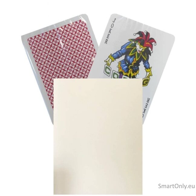 Copag Poker Tech Art Jumbo Index žaidimo kortos (raudonos)