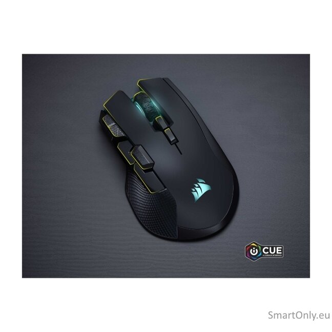 Corsair IRONCLAW SE | Gaming Mouse | Wireless/Wired | 2.4GHz, Bluetooth, USB-C | Black 11
