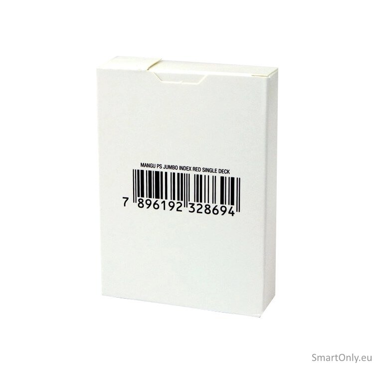 Copag 4 Corner Jumbo pokerio kortos baltoje dėžutėje (Raudonos) 1 Copag 4 Corner Jumbo pokerio kortos baltoje dėžutėje (Raudonos) 1