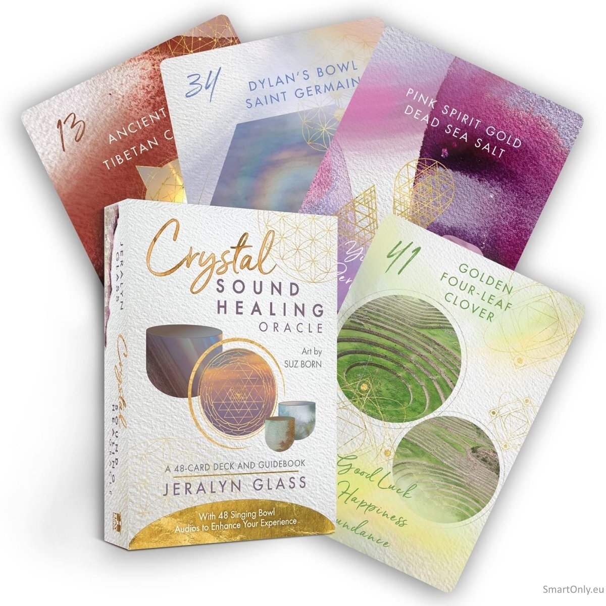 Crystal Sound Healing Oracle kortos Hay House Crystal Sound Healing Oracle kortos Hay House