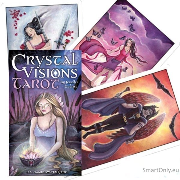Crystal Visions Taro kortos US Games Systems Crystal Visions Taro kortos US Games Systems