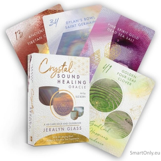 Crystal Sound Healing Oracle kortos Hay House Crystal Sound Healing Oracle kortos Hay House