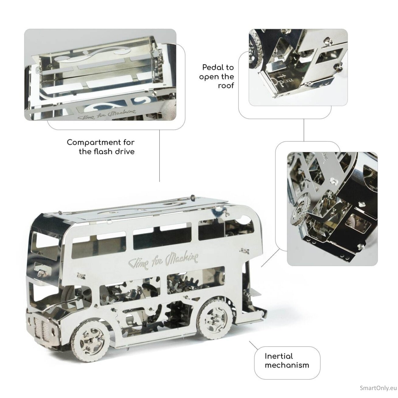 Cute Double-Decker kontstruktorius Time For Machine 8 Cute Double-Decker kontstruktorius Time For Machine 8