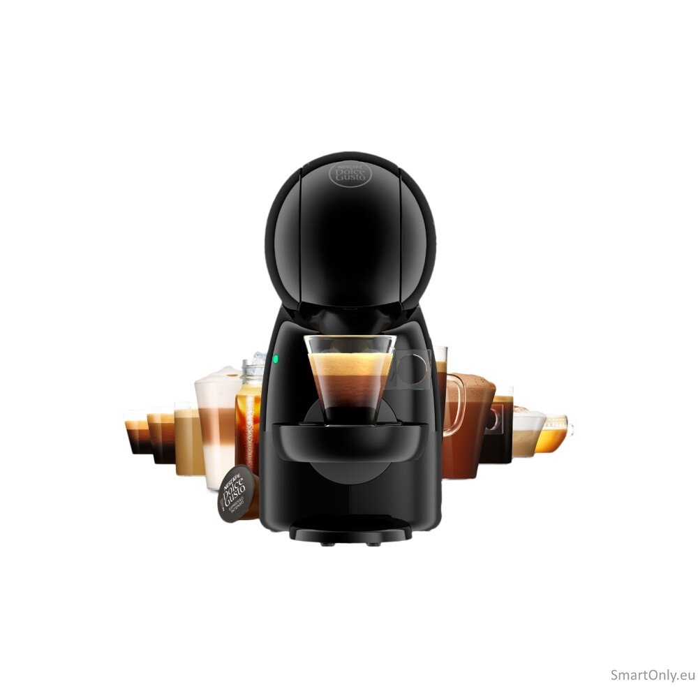 Delonghi | Coffee Maker | EDG110.AB Piccolo XS | Pump pressure 15 bar | Capsule | Black | 1400 W 4