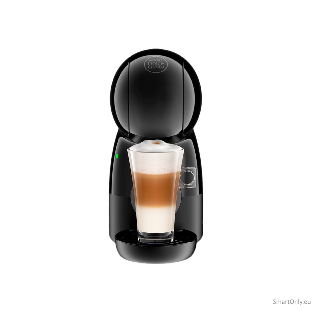 Delonghi | Coffee Maker | EDG110.AB Piccolo XS | Pump pressure 15 bar | Capsule | Black | 1400 W