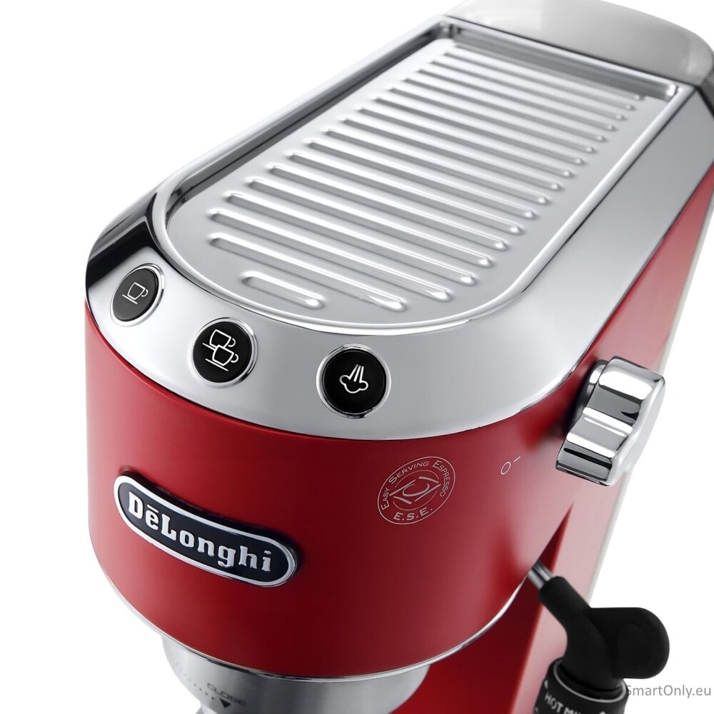 Delonghi | Espresso Coffee Maker | Dedica Style EC 685.R | Pump pressure 15 bar | Built-in milk frother | Semi-automatic | 1300 W | Red 2