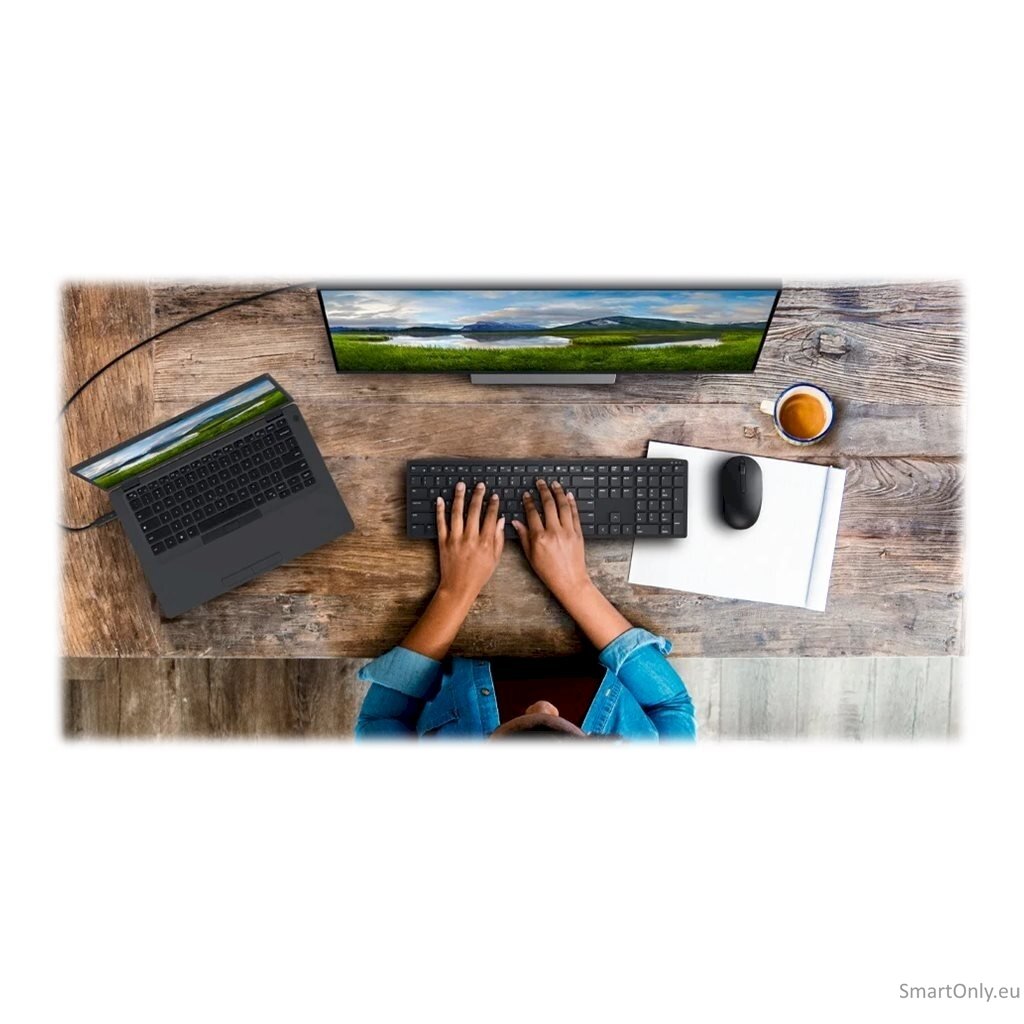 Dell Pro Keyboard and Mouse KM5221W Keyboard and Mouse Set Wireless Batteries included US Wireless connection Black 3 Dell Pro Keyboard and Mouse KM5221W Keyboard and Mouse Set Wireless Batteries included US Wireless connection Black 3
