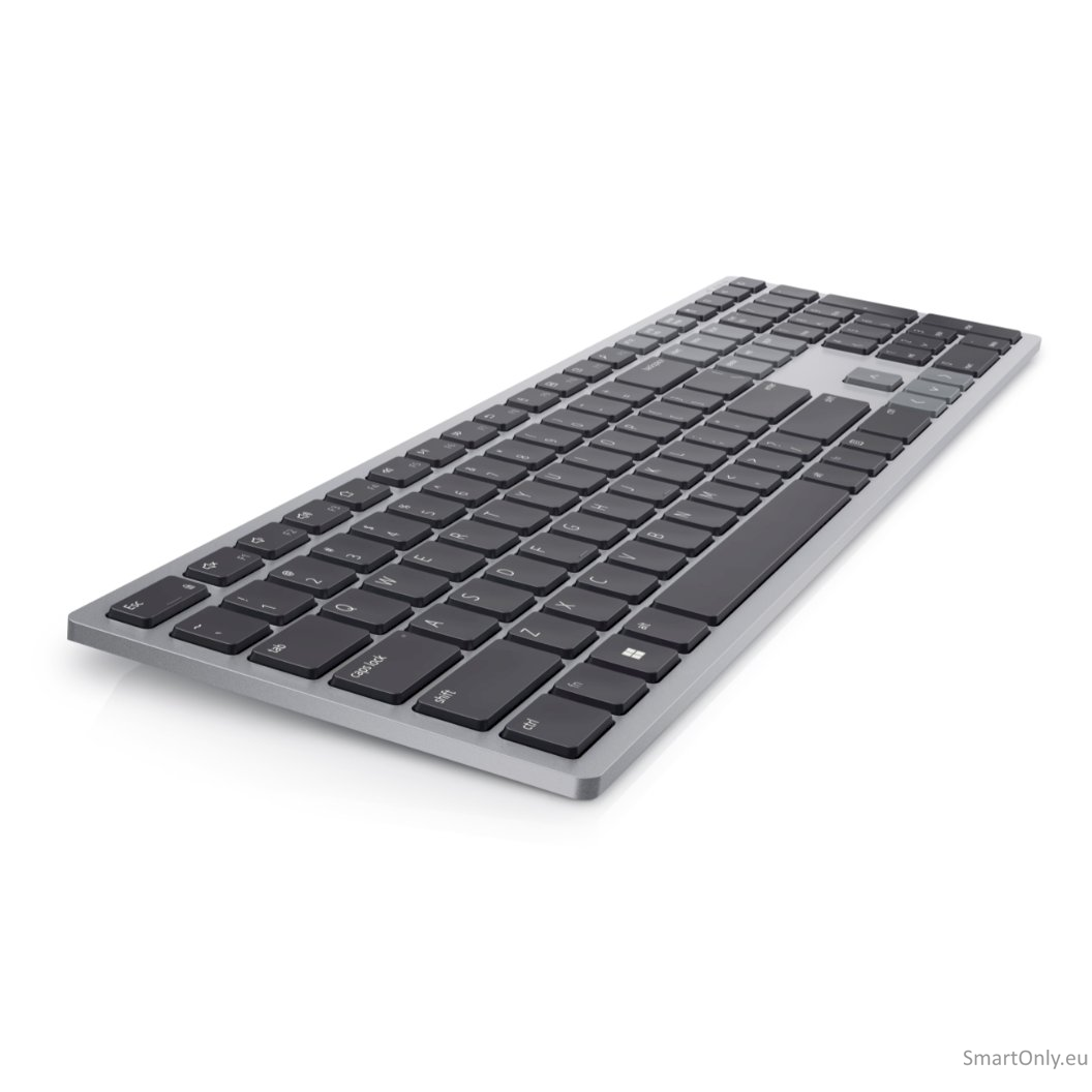 Dell Keyboard KB700 Keyboard Wireless Adjustable Height; Keyboard Technology - Scissors RU 2.4 GHz, Bluetooth 5.0 Titan Gray 1