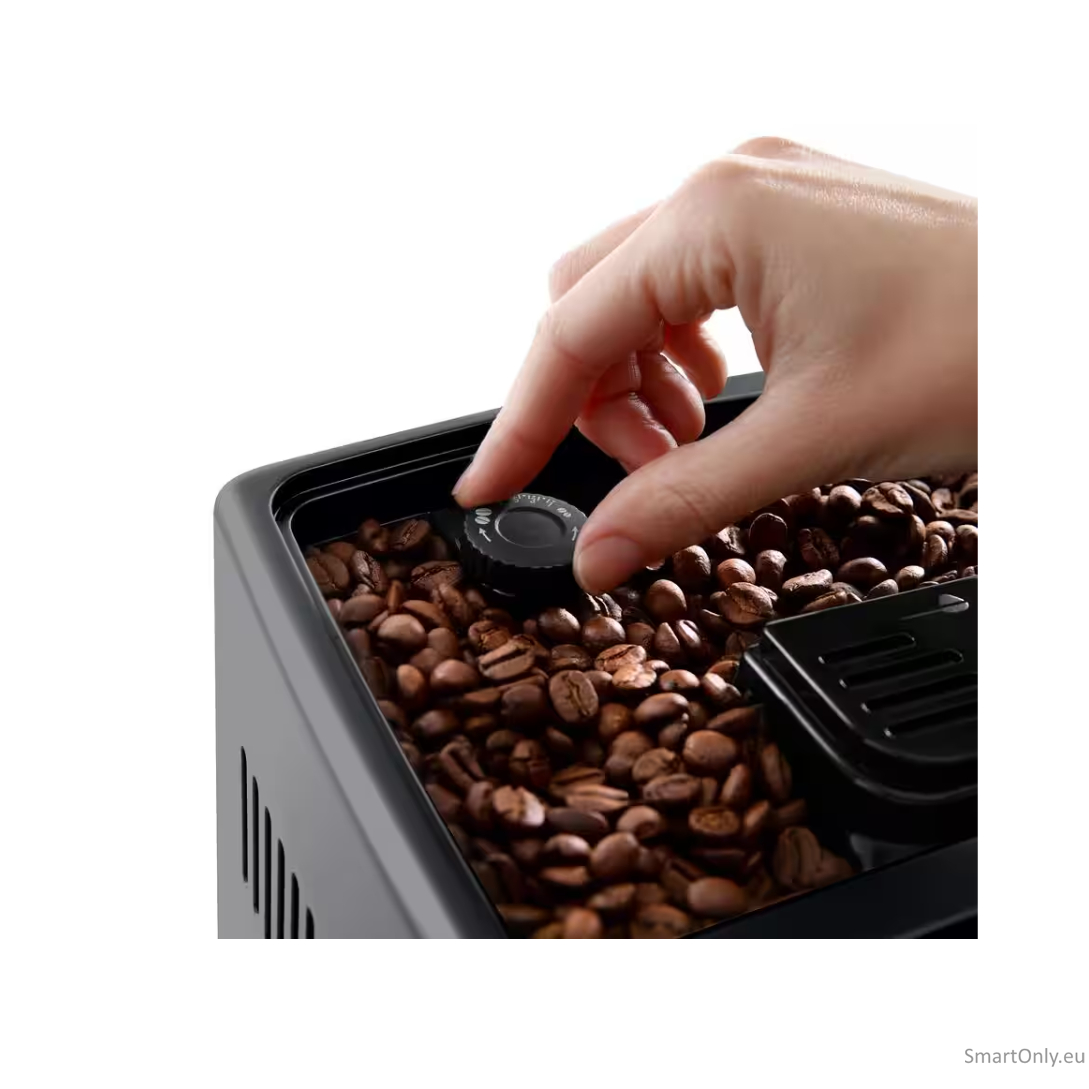 Delonghi | Coffee Maker | Dinamica Plus ECAM380.85.SB | Pump pressure 15 bar | Built-in milk frother | Automatic | 1450 W | Stainless Steel/Black 2 Delonghi | Coffee Maker | Dinamica Plus ECAM380.85.SB | Pump pressure 15 bar | Built-in milk frother | Automatic | 1450 W | Stainless Steel/Black 2
