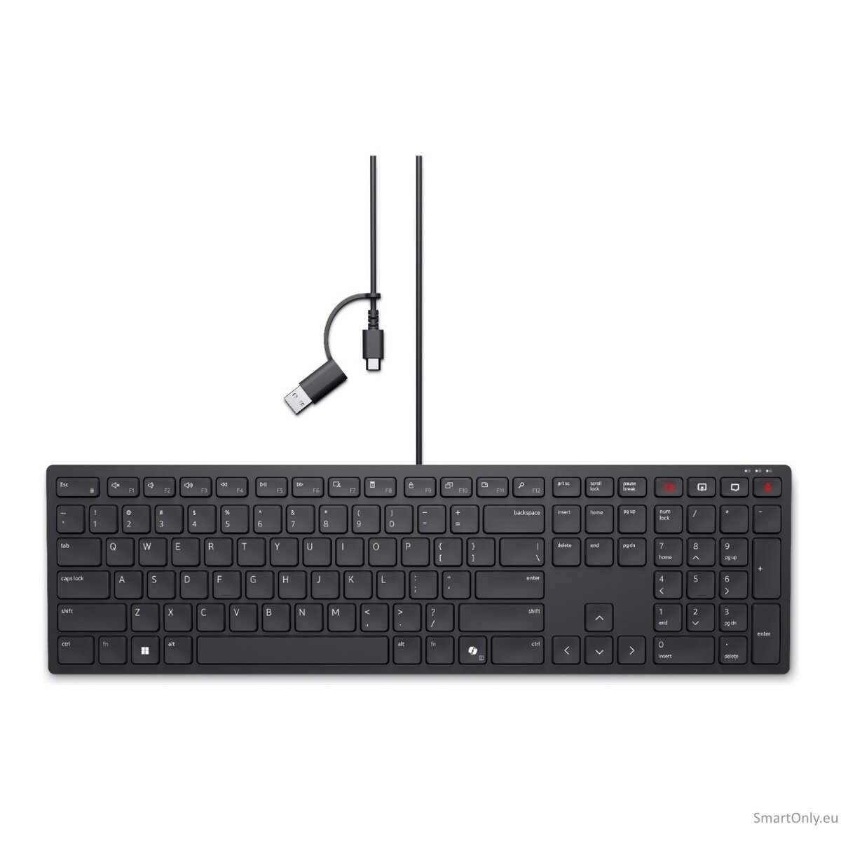 Dell | Collaboration Keyboard | KB525C | Keyboard | Wired | Ukrainian (QWERTY) | Black Dell | Collaboration Keyboard | KB525C | Keyboard | Wired | Ukrainian (QWERTY) | Black