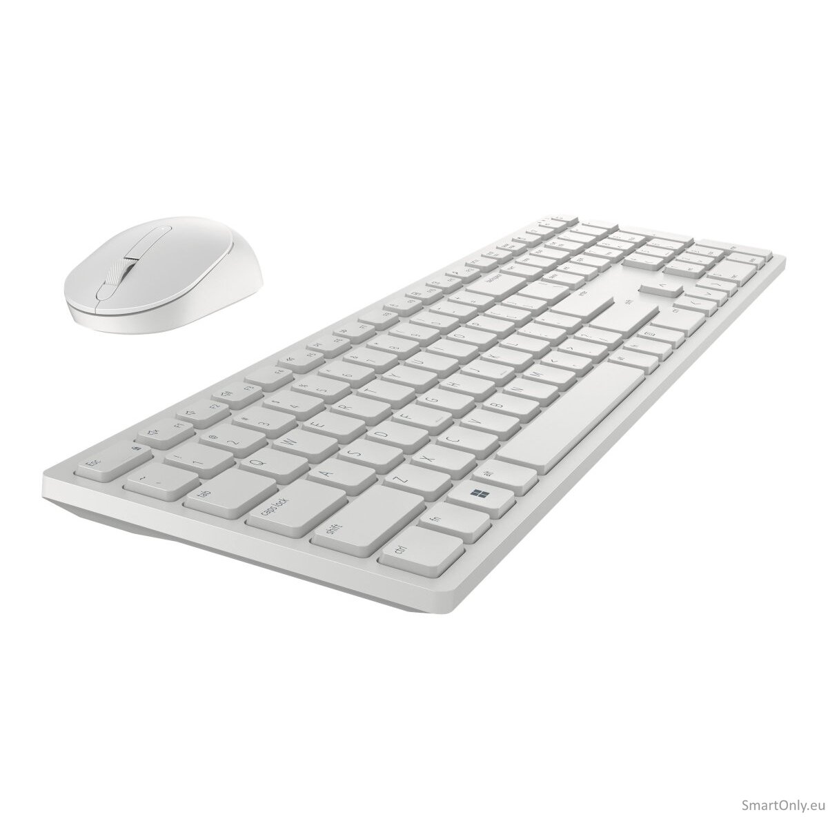 Dell Keyboard and Mouse KM5221W Pro Keyboard and Mouse Set Wireless Mouse included Keyboard Technology - Plunger; Movement Resolution - 4000 dpi RU 2.4 GHz White 6