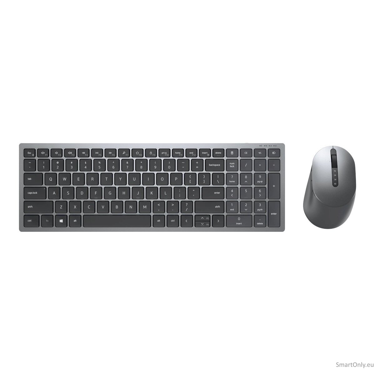Dell Keyboard and Mouse KM7120W Keyboard and Mouse Set Wireless Batteries included US Wireless connection Numeric keypad Titan Gray Bluetooth 3 Dell Keyboard and Mouse KM7120W Keyboard and Mouse Set Wireless Batteries included US Wireless connection Numeric keypad Titan Gray Bluetooth 3