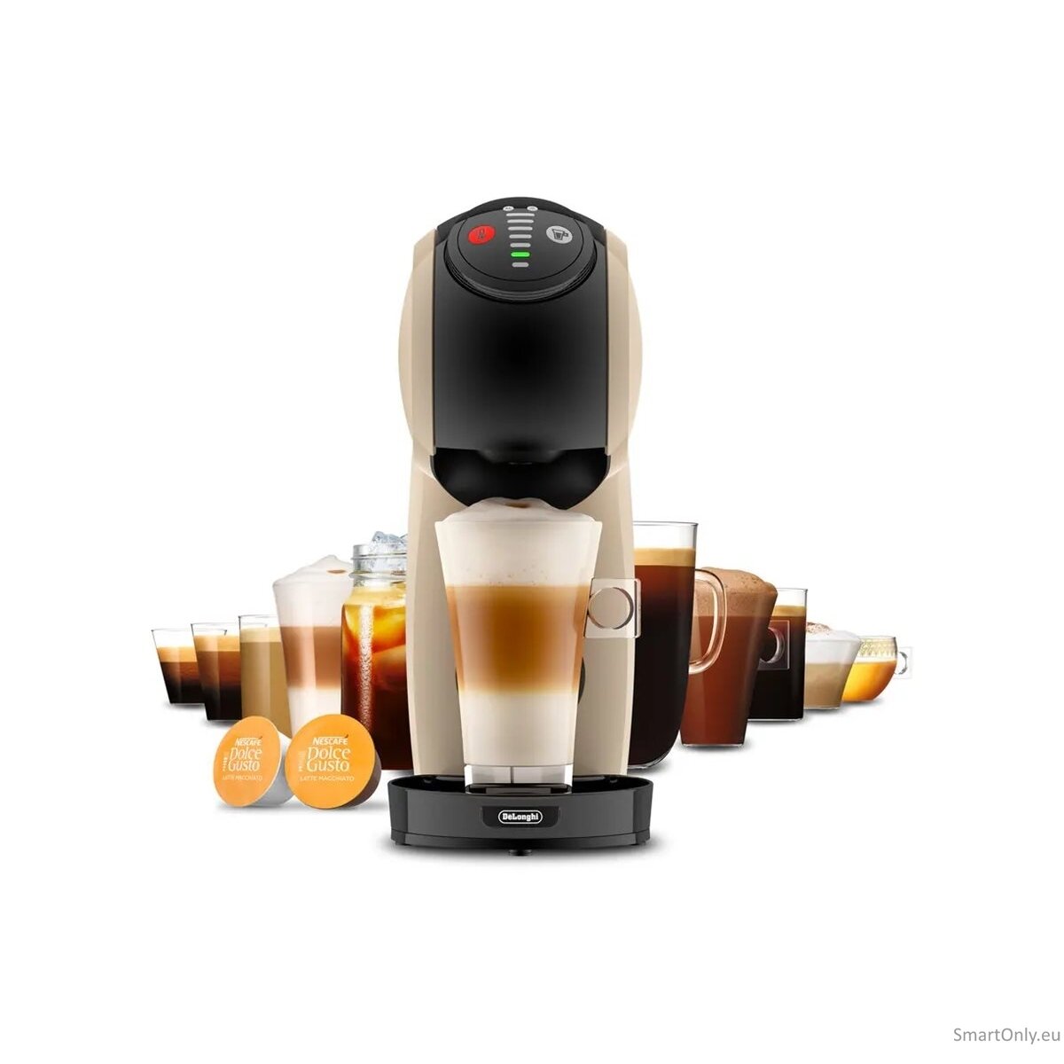 Delonghi | Coffee Maker | EDG226.A Dolce Gusto Genio S | Pump pressure 15 bar | Capsule | 1600 W | Beige 9 Delonghi | Coffee Maker | EDG226.A Dolce Gusto Genio S | Pump pressure 15 bar | Capsule | 1600 W | Beige 9